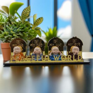 103- Peacefull World Monk Figurine