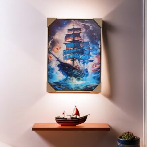 6076- Canvas Scenery-Ship