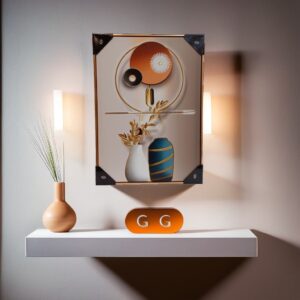 3642- Canvas Scenery-Flowers in Pots