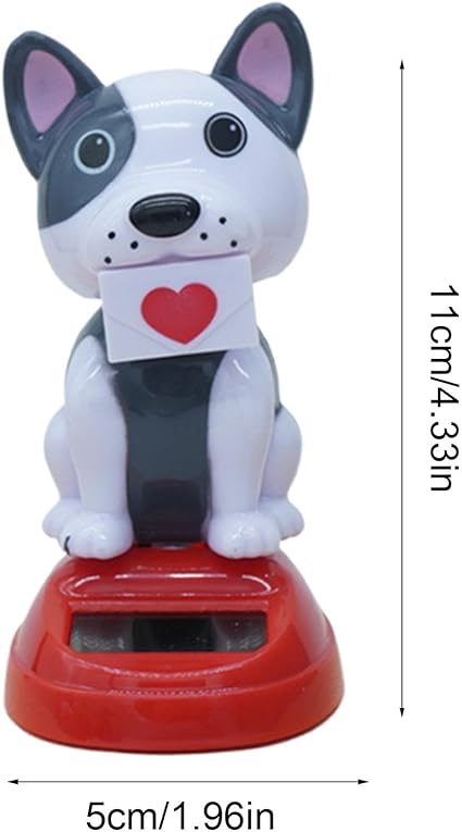 1139- Solar Dog figurine for car dashboard - Image 4