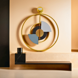 2281- Metal Wall Clock