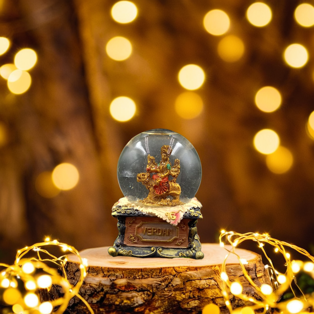 7621- Durga Small Doom showcase with light and music