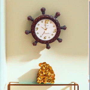 D-152- Wooden Finish Wall Clock