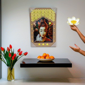 54NO- Laser Cut Buddha Photo Frame