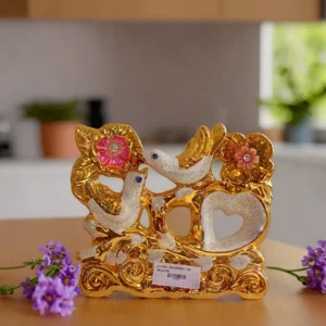 PJ5983- Golden Ceramic Figurine