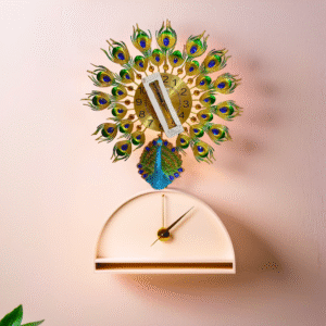 2434- Metal Wall Clock- 20x15