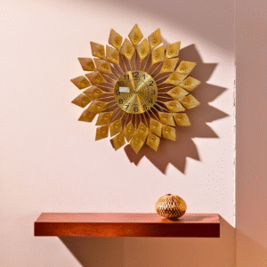 2124- Metal Wall Clock- 25x25