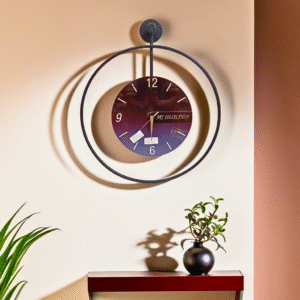 2641- Metal Wall Clock- 23x19