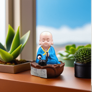 AR058- Meditating Buddha figurine with USB
