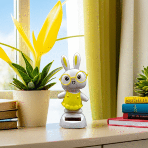 1131- Solar Cute Kitty figurine for car dashboard