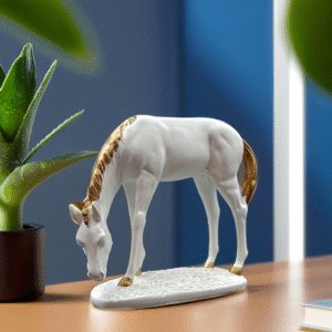 8523- Golden White Horse