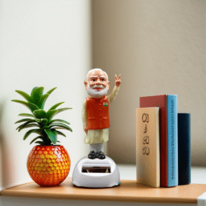 1180- Solar Modi Ji figurine for car dashboard