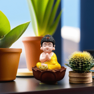 AR075- Greetings Buddha figurine with USB