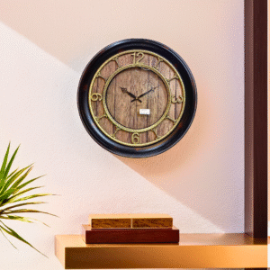 2455- Wooden Touch Clock
