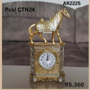 AR2225 Horse Clock Showpiece 