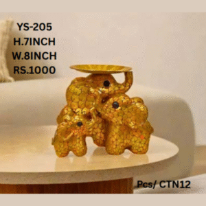 YS-205 Tray Showpiece Elephant