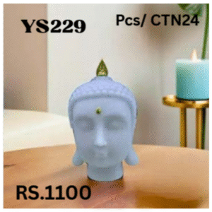 YS229 White Budha Showpiece