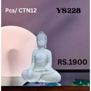 YS228 White Budha Showpiece