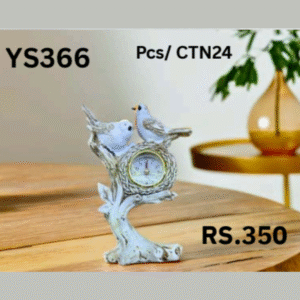YS366 Bird Clock Showpiece