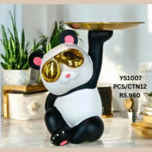 YS1007 Panda Tray Showpiece