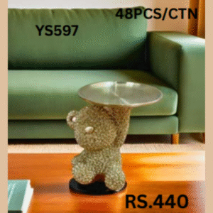 YS597 Tray Teddy Showpiece
