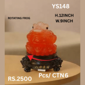 YS148 frog Rotating Showpiece