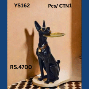YS162 Dog Tray Showpiece