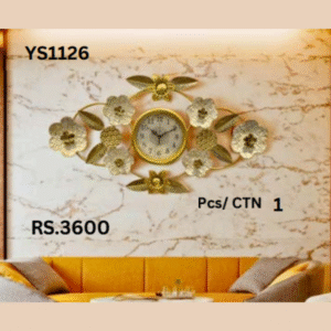 YS1126 Metal Wall Art Clock