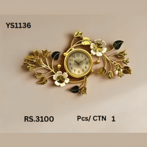 YS1136 Metal Wall Art Clock