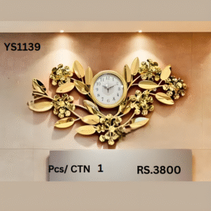 YS1139 Meatl Wall Art Clock