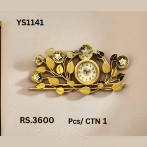 YS1141 Meatl Wall Art Clock