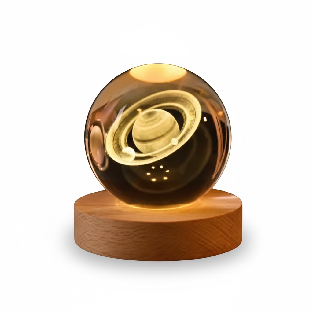 AR1469-3D Crystal Ball Night Light, - Image 2