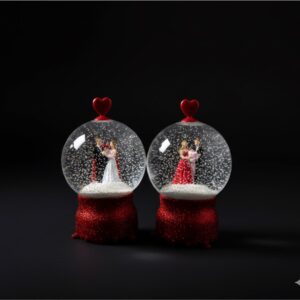 AR2122-Couple Snow Globes