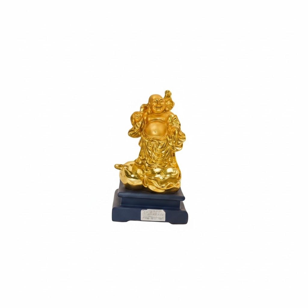 1100 Lucky Laughing Buddha Statue H-22cm W-14cm - Image 2