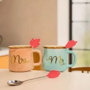 1105 Elegant Mr. & Mrs. Couple Mug Set