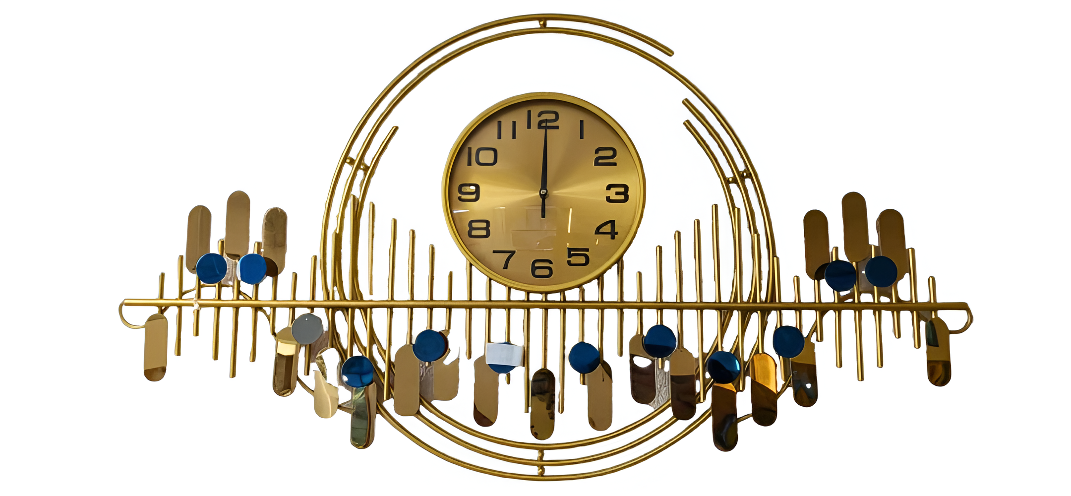 2273 Golden Rhythm Clock - Image 2