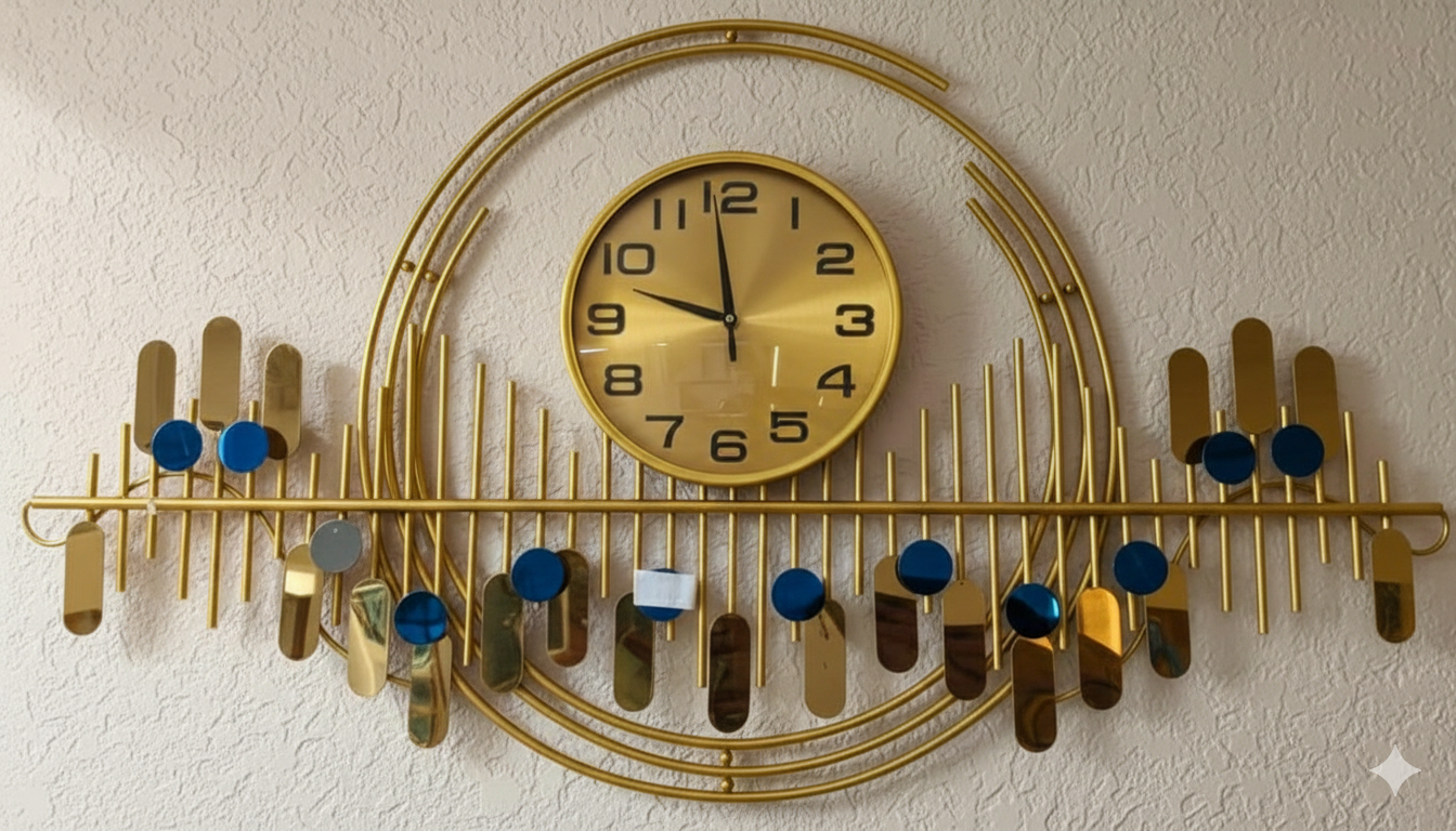 2273 Golden Rhythm Clock