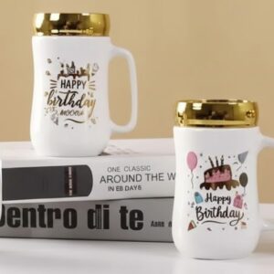 2387 Golden Crown Birthday Mug