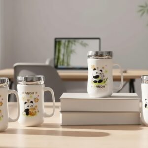 2388 Panda Joy Ceramic Mugs