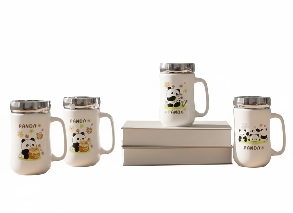 2388 Panda Joy Ceramic Mugs - Image 2
