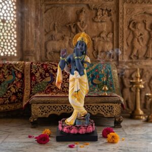 8025 ( Divine Lord Krishna Murli Manohar Idol ) Height-16 INCH | Width-6 INCH