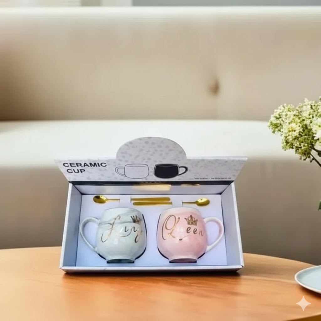 AR 506 This marble-finish couple set