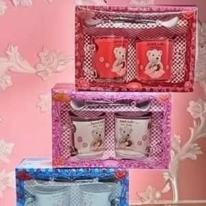 AR 5142 Teddy’s Twin Glass Gift Box