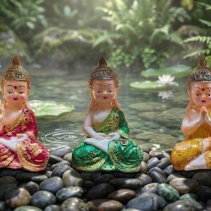 Choti Bachha ( Serenity Trio Child Monk Decorative Figurines ) Height-10 INCH | Width-5 INCH