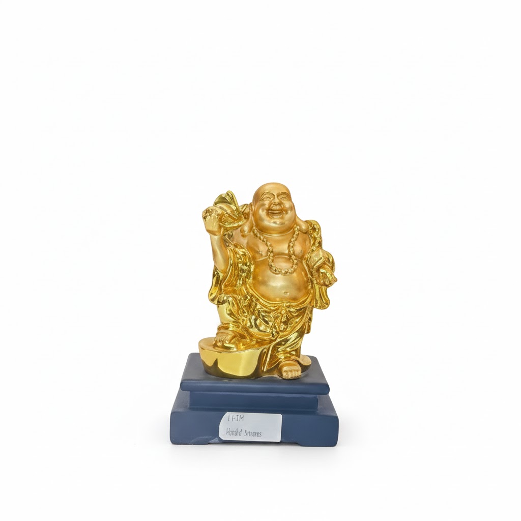 1101 ( Radiance Feng Shui Laughing Buddha ) Height-21cm Inch Width-14cm Inch - Image 2
