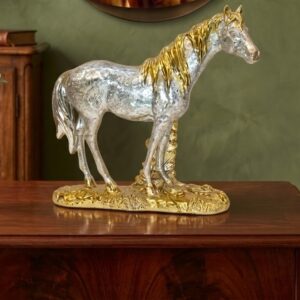 pj-2911 ( featuring a standing horse ) Height-24 cm Width-26 cm