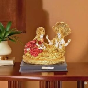 AW-545 ( decorative idol of Lord Vishnu and Goddess Lakshmi ) Height-37 cm | Width-38 cm