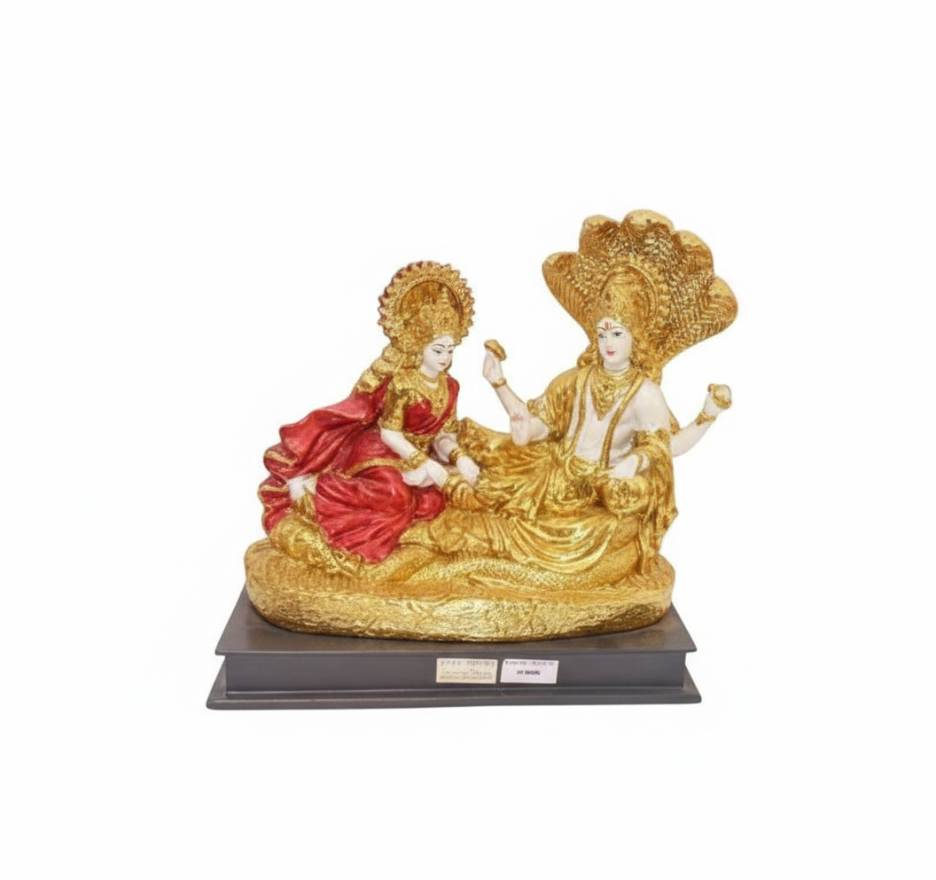 AW-545 ( decorative idol of Lord Vishnu and Goddess Lakshmi ) Height-37 cm | Width-38 cm - Image 2