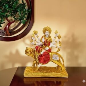WG-503 ( Durga Maa Durga on Tiger – Divine Power Statue ) Height-40 cm | Width-33 cm
