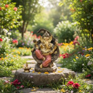 74017 Lord Ganesha Divine Idol